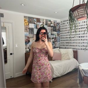 Floral Princess Polly Dress